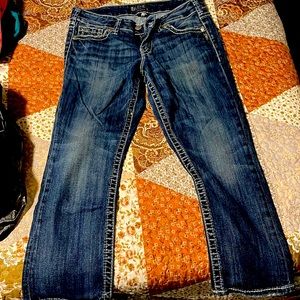 Womens Cropped Silver Jeans